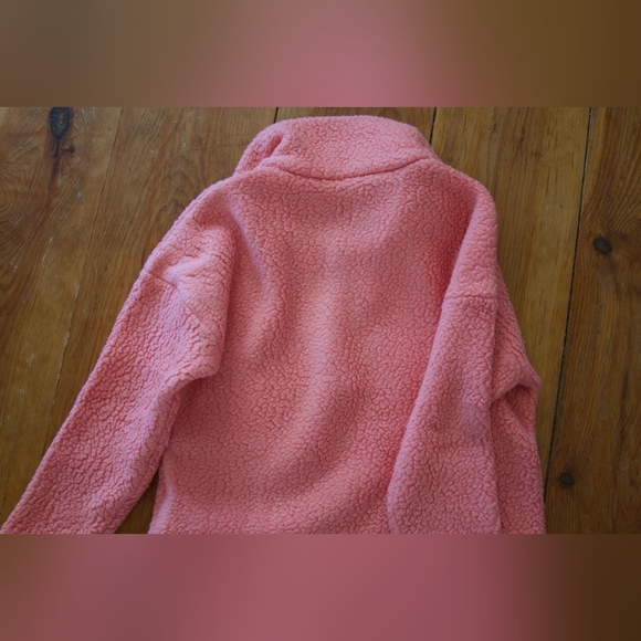 J Crew Vintage Fleece Jacket Pink/Peach Medium NWT - Picture 2 of 9